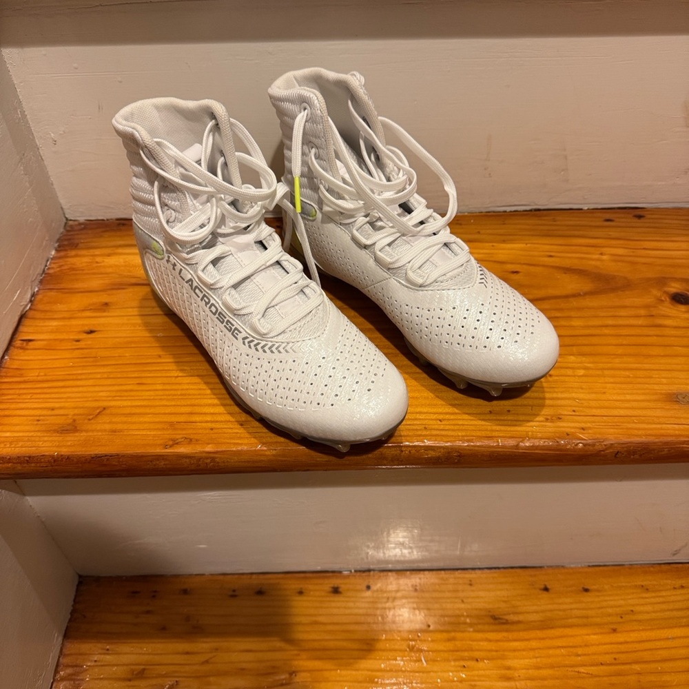 Under Armour White Lacrosse Cleats